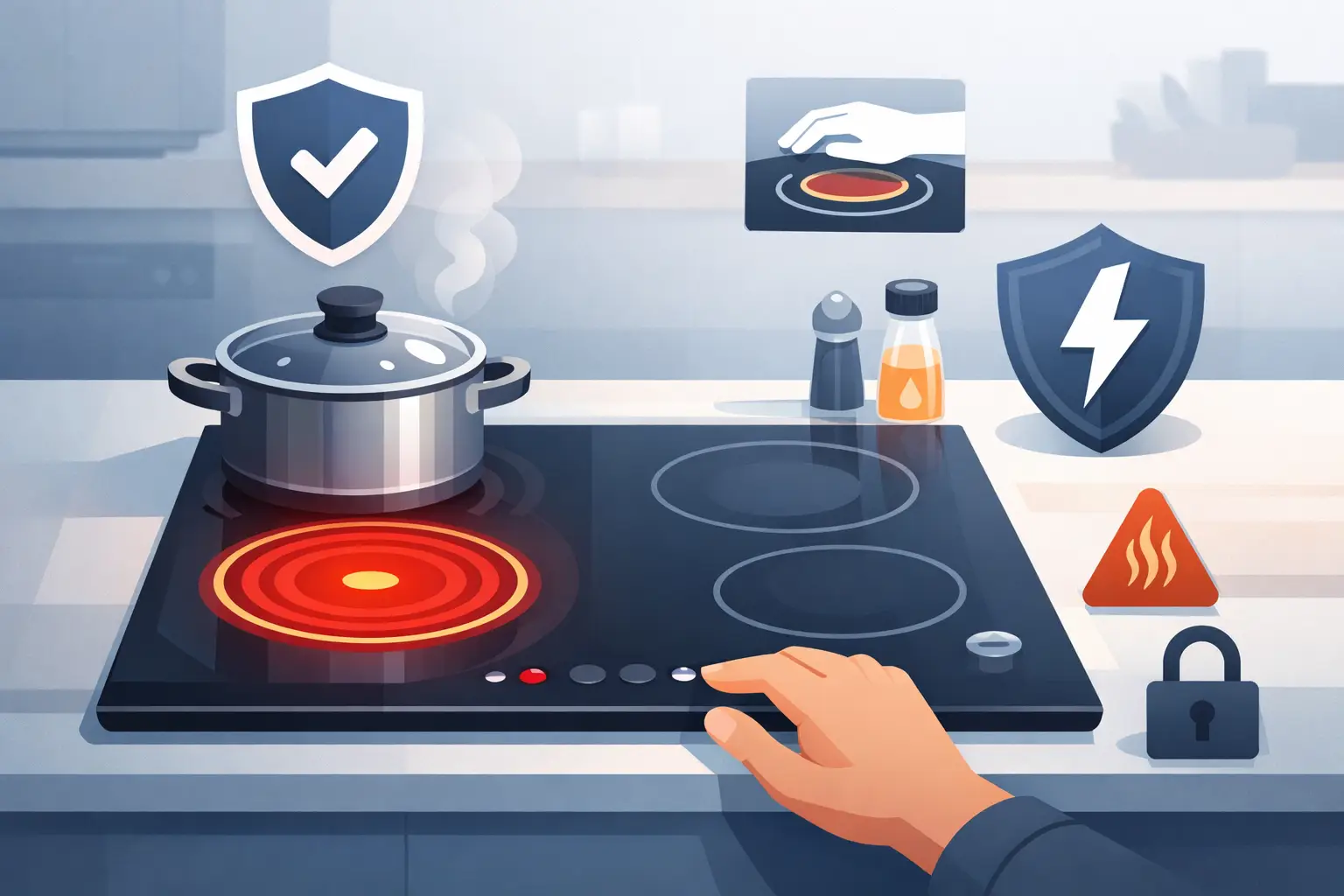 Electric Hob Safety Features That Matter