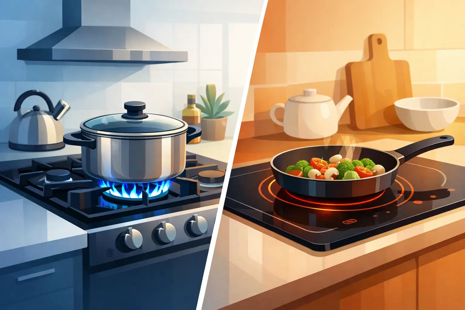 Gas Hob vs Induction: Which Fits Your Kitchen? – Vees